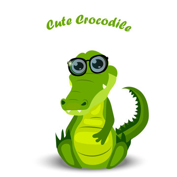 cute crocodile or alligator