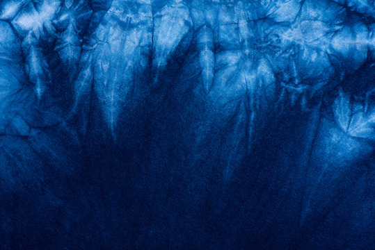 The Fabric Is Indigo Dye Use As Background,Local Fabric Stock Photo,  Picture and Royalty Free Image. Image 66276661.
