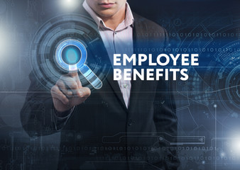 Business, Technology, Internet and network concept. Business man