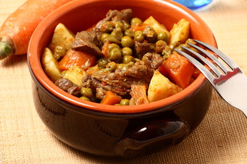 Spezzatino di carne con ortaggi