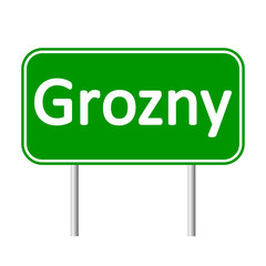 Grozny road sign.