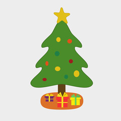 Christmas tree icon.