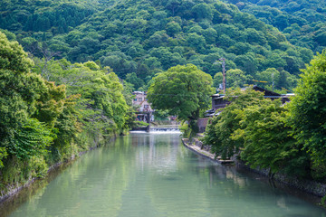 Fototapeta na wymiar Beautiful nature scenic view in Japan