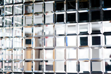 The texture of the mirrors