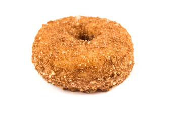 Crumb cake donut isolated on a white background
