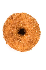 Crumb cake donut isolated on a white background