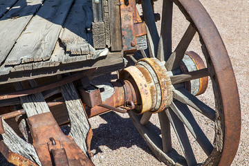 Planwagen am Apachetrail in Arizona