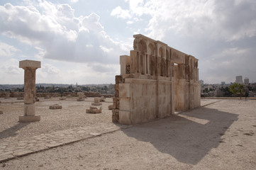 Amman Citadel ruins