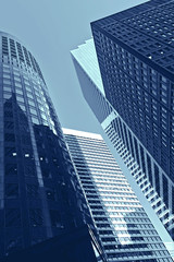 Obraz na płótnie Canvas High-rise buildings