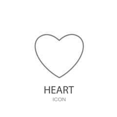 Heart icon vector. Concept of Valentine Day