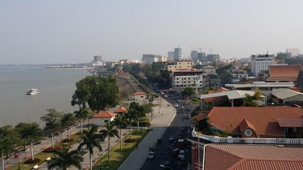 Fototapeta na wymiar Phnom Penh view