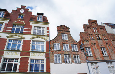 Old brick houses of Lubeck, Germany