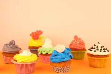 cupcakes on the table