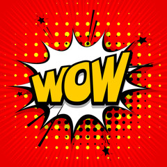  Comic text background wow