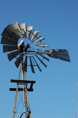 Antique Windmill in old town