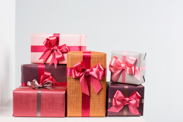 Gift boxes.