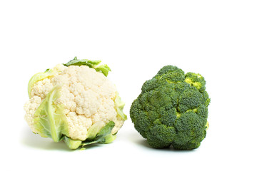 Cabbage and broccoli.