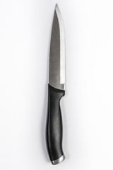 Small Kitchen Cutting Knife Isolated on White Background