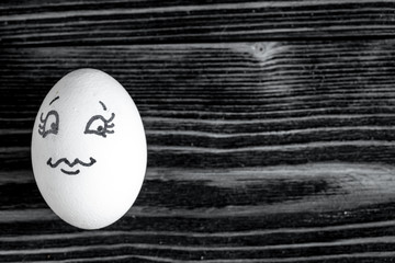concept human relationships and emotions eggs - flirtation