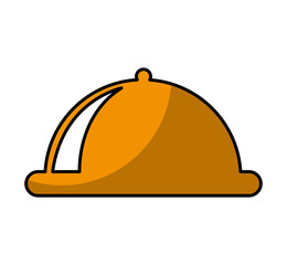 tray server isolated icon vector illustration design