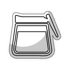 Fototapeta na wymiar kitchen teapot isolated icon vector illustration design