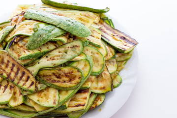Grilled zucchini