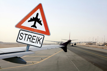 Streik am Flughafen - Flughafenstreik