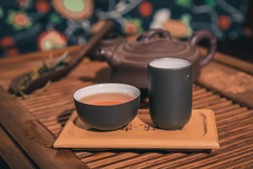 tea ceremony is performed by master