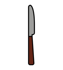 knife cutlery isolated icon vector illustration design