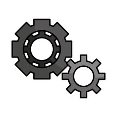 gears machine isolated icon vector illustration design