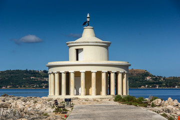 Amazing panorama around Lighthouse of St. Theodore at Argostoli,Kefalonia, Ionian islands, Greece