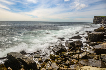 Fototapeta na wymiar Cape Tobisina sea cliff