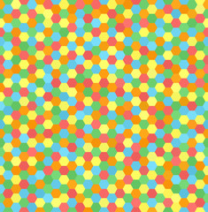 Hexagon pattern. Seamless vector geometric background