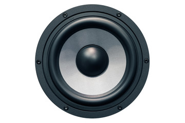 Speaker isolated on white background.