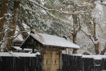 冬の武家屋敷
