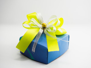 Gift boxes on white background