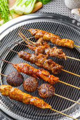 Barbecue on grill