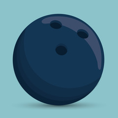 bowling sport related icon image vector illustration design 