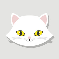 cat pet related icon image vector illustration design 
