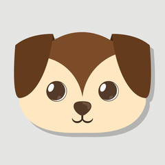 dog pet related icon image vector illustration design 