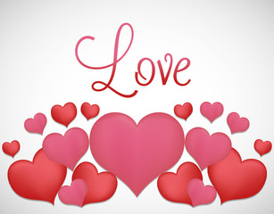 love valentines day related image  vector illustration design 