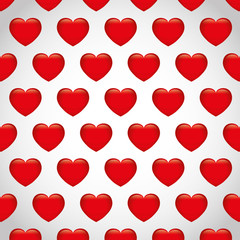 cartoon heart pattern love image vector illustration design 