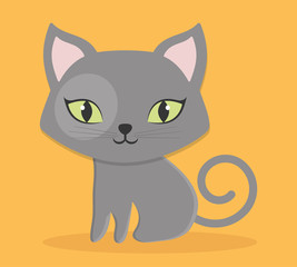 cat pet icon image vector illustration design 