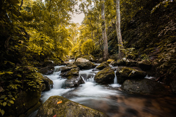 Waterfall beautiful in province asia southeast asia , Waterfall