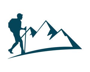 hiking mountain sport