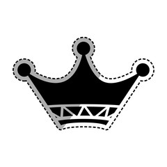 Crown royal symbol icon vector illustration graphic design