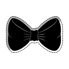 Fototapeta premium Bow tie fashion icon vector illustration graphic design