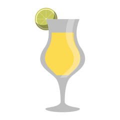 cocktail glass cup alcoholic beverage vector illustration eps 10