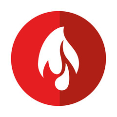 Obraz premium burning fire flame design graphic red circle vector illustration eps 10