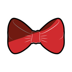 Bow tie fashion icon vector illustration graphic design